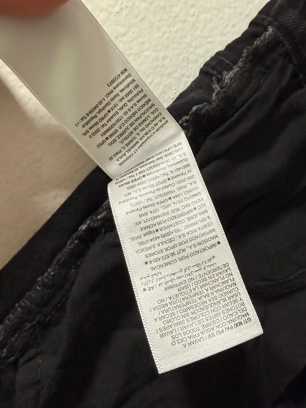 Old Navy Black Washed Denim Kids Shorts